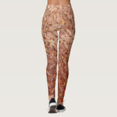 Roestig staal bord, grungy metaaltextuur. leggings (Achterkant)