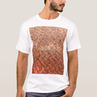 Roestig staal bord, grungy metaaltextuur. t-shirt