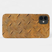  roestig staal Case-Mate iPhone case (Achterkant (horizontaal))