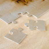 Roestig wit metaal: getextureerde oppervlakte legpuzzel (Zijkant)
