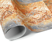 Roestig zink: grunge textuur achtergrond. cadeaupapier (Rol Hoek)