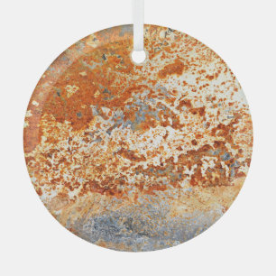 Roestig zink: grunge textuur achtergrond. glas ornament