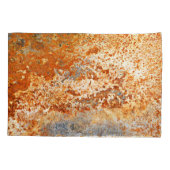 Roestig zink: grunge textuur achtergrond. kussensloop (Achterkant)