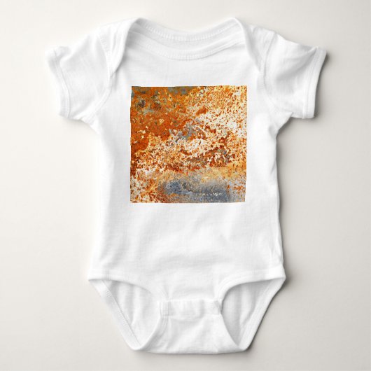 Roestig zink: grunge textuur achtergrond. romper (Voorkant)