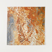 Roestig zink: grunge textuur achtergrond. wandkleed (Voorkant (horizontaal))