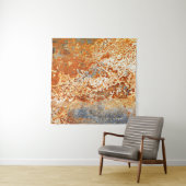 Roestig zink: grunge textuur achtergrond. wandkleed (In situ)