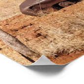 Roestige Auto Poster (Hoek)