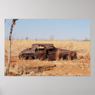 Roestige Auto Poster
