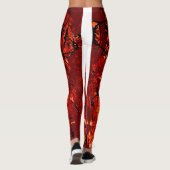 Roestige chaos leggings (Achterkant)