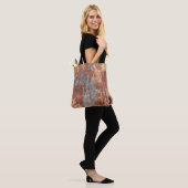 Roestige Grunge Boodschappentas Tote Bag (Op model)