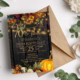 Roestige herfstbloemen roestig chic 70 prachtige j kaart