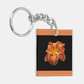 Roestige Lelie Sleutelhanger (Voorkant Links)