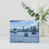 Roestige Liefdessloten Briefkaart (Staand voorkant)