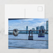 Roestige Liefdessloten Briefkaart (Voorkant / Achterkant)