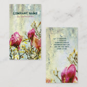 Roestige Magnolia - Visitekaartje (Voorkant / Achterkant)