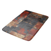 Roestige metalen badmat (Gekanteld)