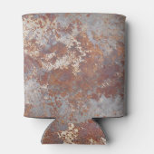 Roestige metalen textuur achtergrond blikjeskoeler (Achterkant)