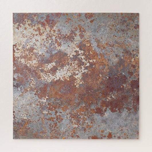 Roestige metalen textuur achtergrond legpuzzel (Verticaal)