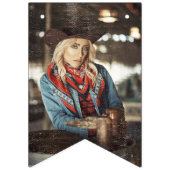 Roestige Rode Laatste Rit Voor De Bruid Vlaggetjes (Tweede vlag)