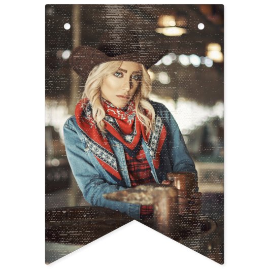 Roestige Rode Laatste Rit Voor De Bruid Vlaggetjes (Tweede vlag)