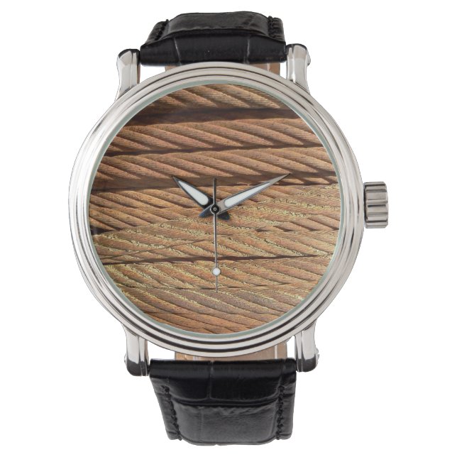 Roestige Touw Horloge (Voorkant)