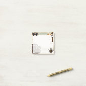 Roestige Versnellingen Steampunk Mechanisch 3"x3" Post-it® Notes (Op bureau)