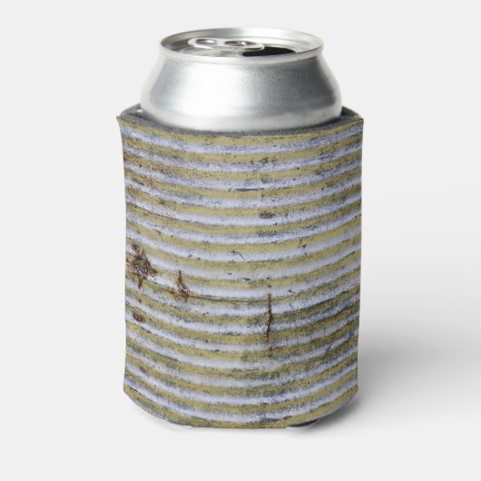 Roestige zinktextuur, grunge achtergrond. blikjeskoeler (Blikje Achterkant)