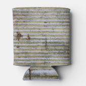 Roestige zinktextuur,  grunge achtergrond. blikjeskoeler (Achterkant)