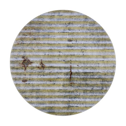 Roestige zinktextuur,  grunge achtergrond. snijplank (Voorkant)