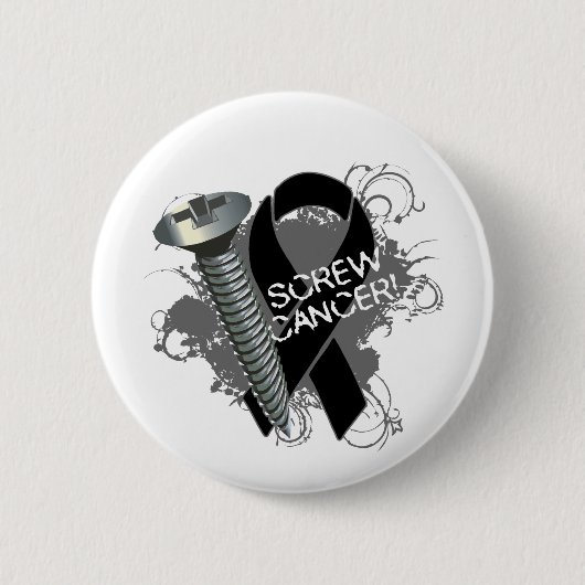 Roestkanker - Grunge huidkanker Ronde Button 5,7 Cm (Voorkant)