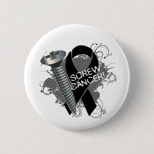 Roestkanker - Grunge huidkanker Ronde Button 5,7 Cm