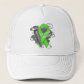 Roestkanker - Grunge Non-Hodgkins Lymfoom Trucker Pet (Voorkant)