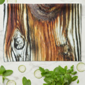 roestkleurig driftwood theedoek (Gevouwen)