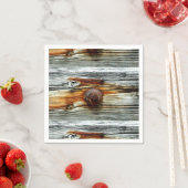 roestkleurige driftwood boards Thunder_Cove Servetten (Insitu)