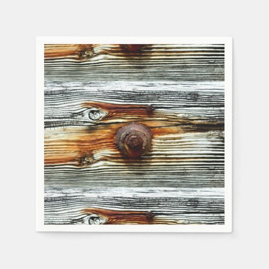 roestkleurige driftwood boards Thunder_Cove Servetten (Voorkant)