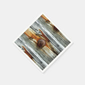 roestkleurige driftwood boards Thunder_Cove Servetten (Hoek)