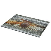 roestkleurige driftwood boards Thunder_Cove Snijplank (Hoek)