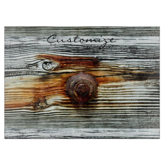 roestkleurige driftwood boards Thunder_Cove Snijplank (Voorkant)