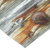 roestkleurige driftwood tafelkleed (Gekanteld)