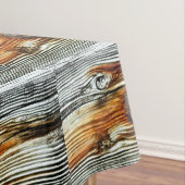 roestkleurige driftwood tafelkleed (Voorbeeld)