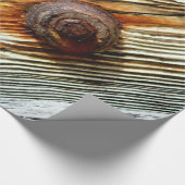 roestkleurige drijfhout cadeaupapier (Hoek)