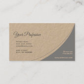   roestkleurige roekkleurenkafels visitekaartje (Achterkant)