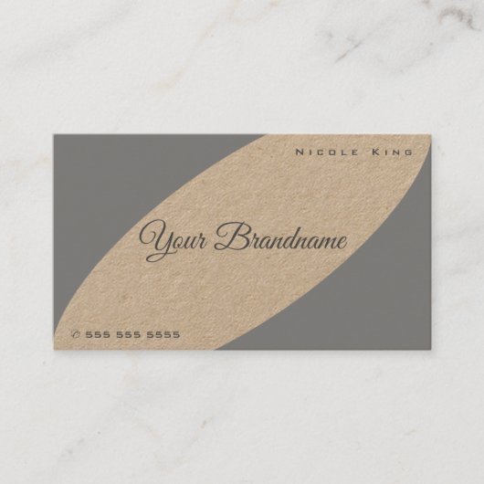   roestkleurige roekkleurenkafels visitekaartje (Voorkant)