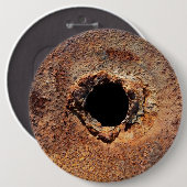 Roestkop Ronde Button 6,0 Cm (Voorkant /achterkant)