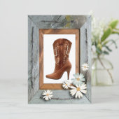  Roestland — Uitnodiging voor een bridale douche (Staand voorkant)