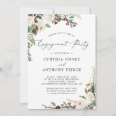 Roestland WinterFloral Chic Holiday Kaart (Voorkant)