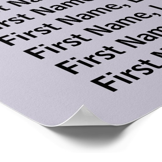 Roestlicht Geel Poster (Hoek)