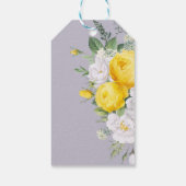 Roestlicht Geel Vrijgezellenfeest Cadeaulabel (Achterkant)