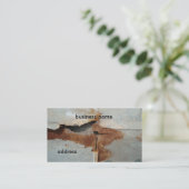 roestmuur visitekaartje (Staand voorkant)