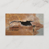 roestmuur visitekaartje (Achterkant)